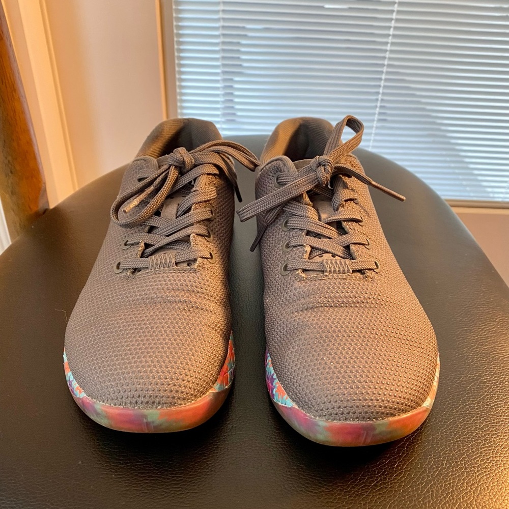 Nobull Grey Patchwork Trainer Size 8 - image 3